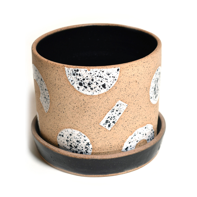 A patterned clay pot from Nordstrom