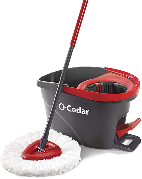 A photo of the O-Cedar EasyWring mop and bucket set 