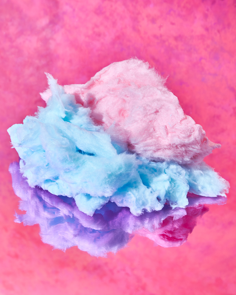 a picture of cotton candy