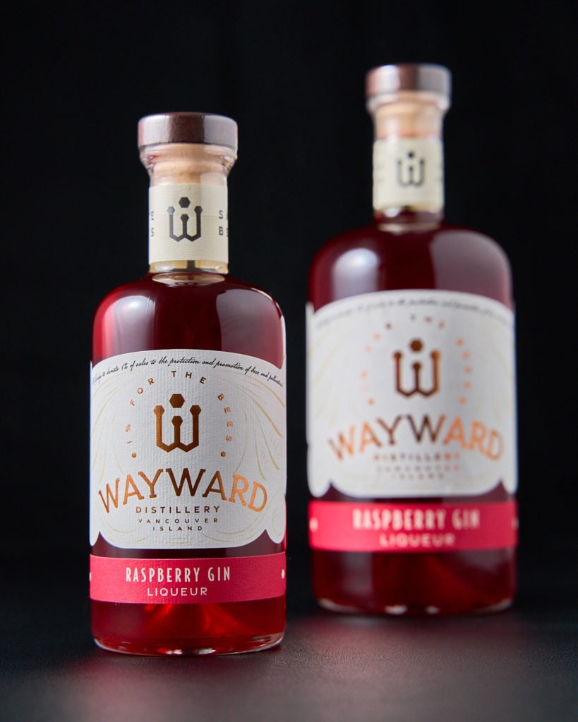 A photo of Wayward raspberry gin