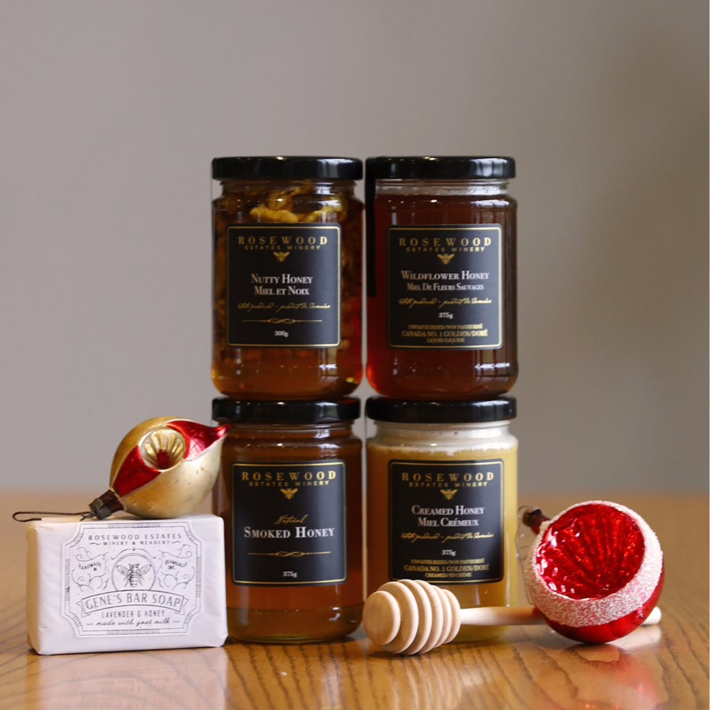 Gift sets of the best value for money;  rosewood honey