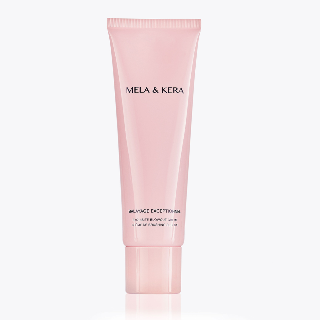 Mela and Kera Blowout Cream Bottle in Pink 
