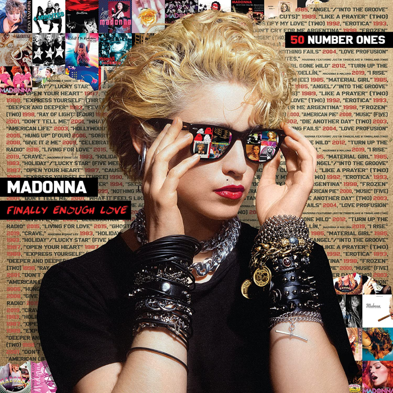 Madonna's Finally Enough Love album cover 